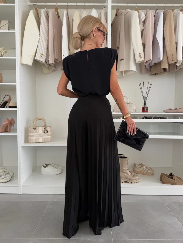 Marian - Elegant Plisserad Set