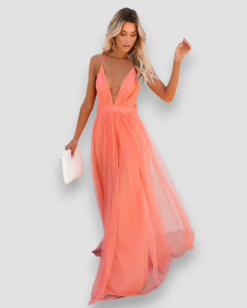 ANJELY | ELEGANT LÅNG KLÄDNAD