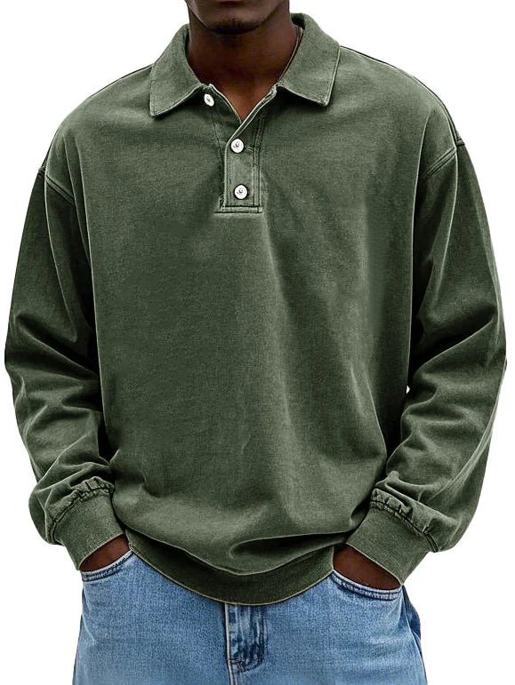 Maxime™ Vintage Lange Mouw Shirt
