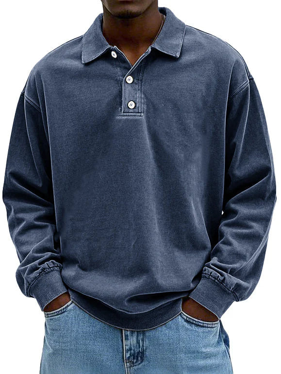 Maxime™ Vintage Lange Mouw Shirt