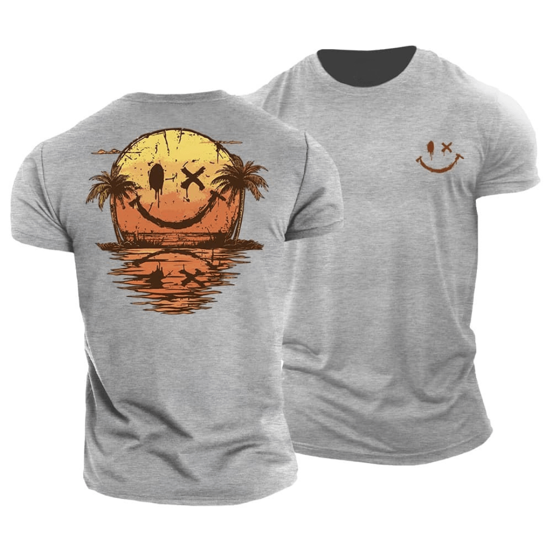 Drayco™ – T-Shirt met Artistieke Backprint en Relaxte Fit