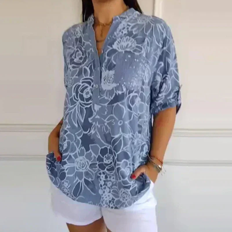 Lotte – Bloemenprint Blouse
