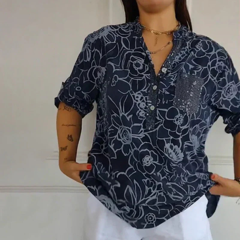 Lotte – Bloemenprint Blouse