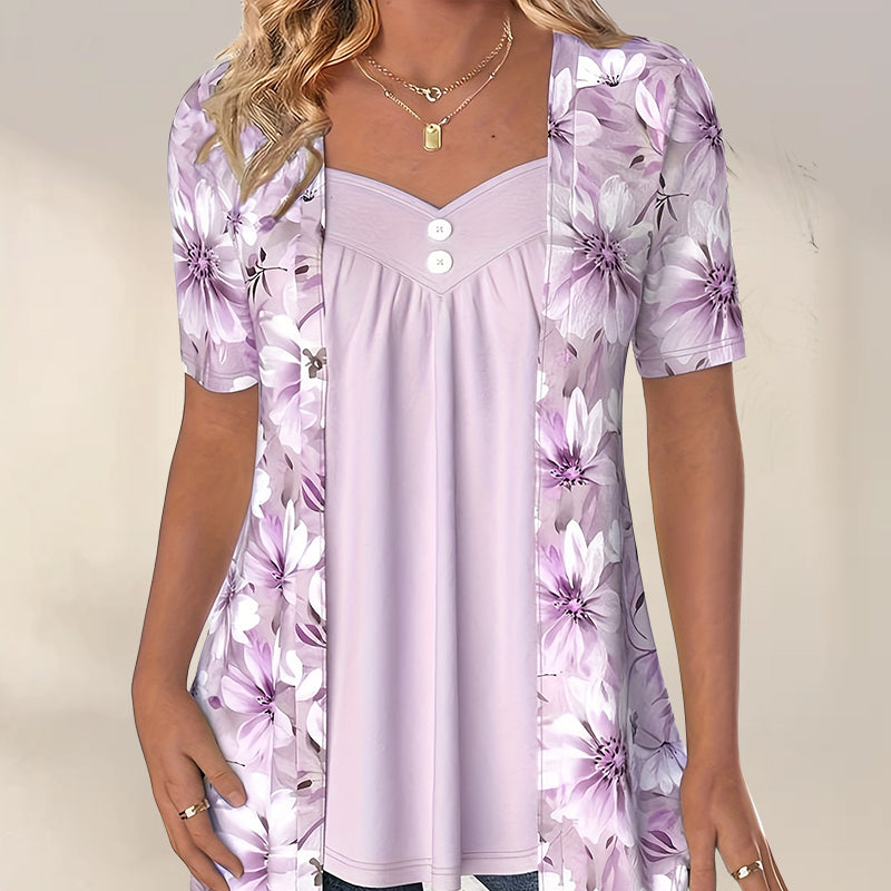 NORBERTA I MODIEUZE BLOEMENBLOUSE