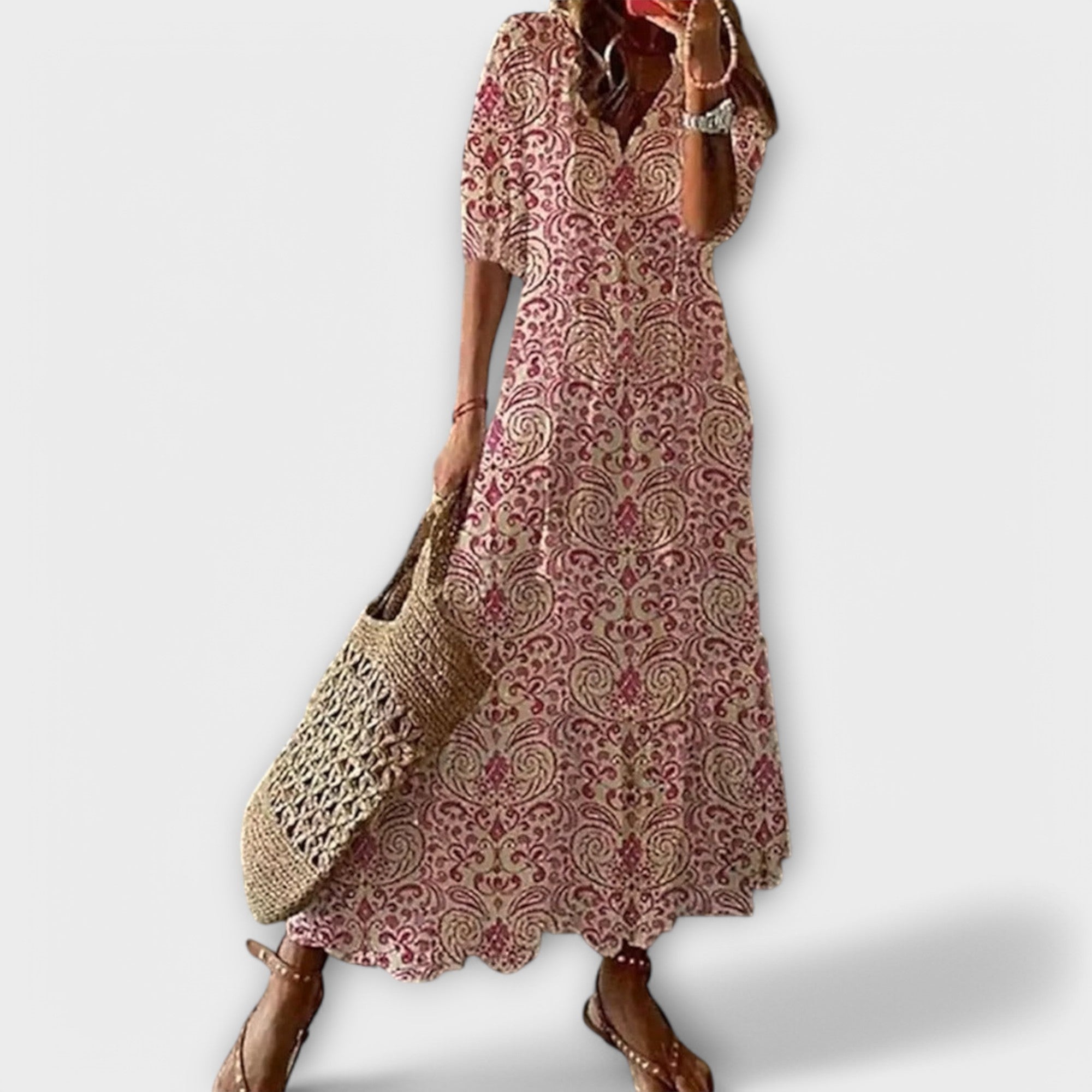 Bettina - Boheemse Maxi-jurk