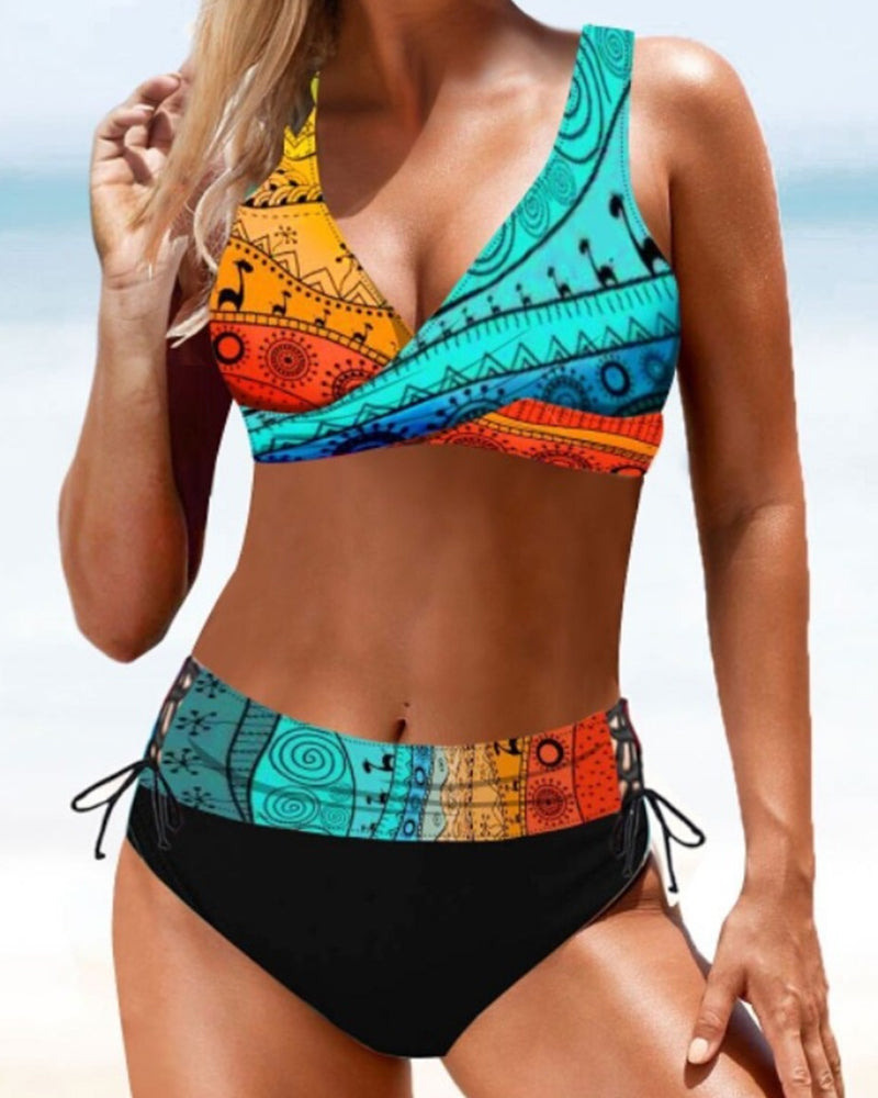 Eva - Kleurrijke en Vrolijke Bikini