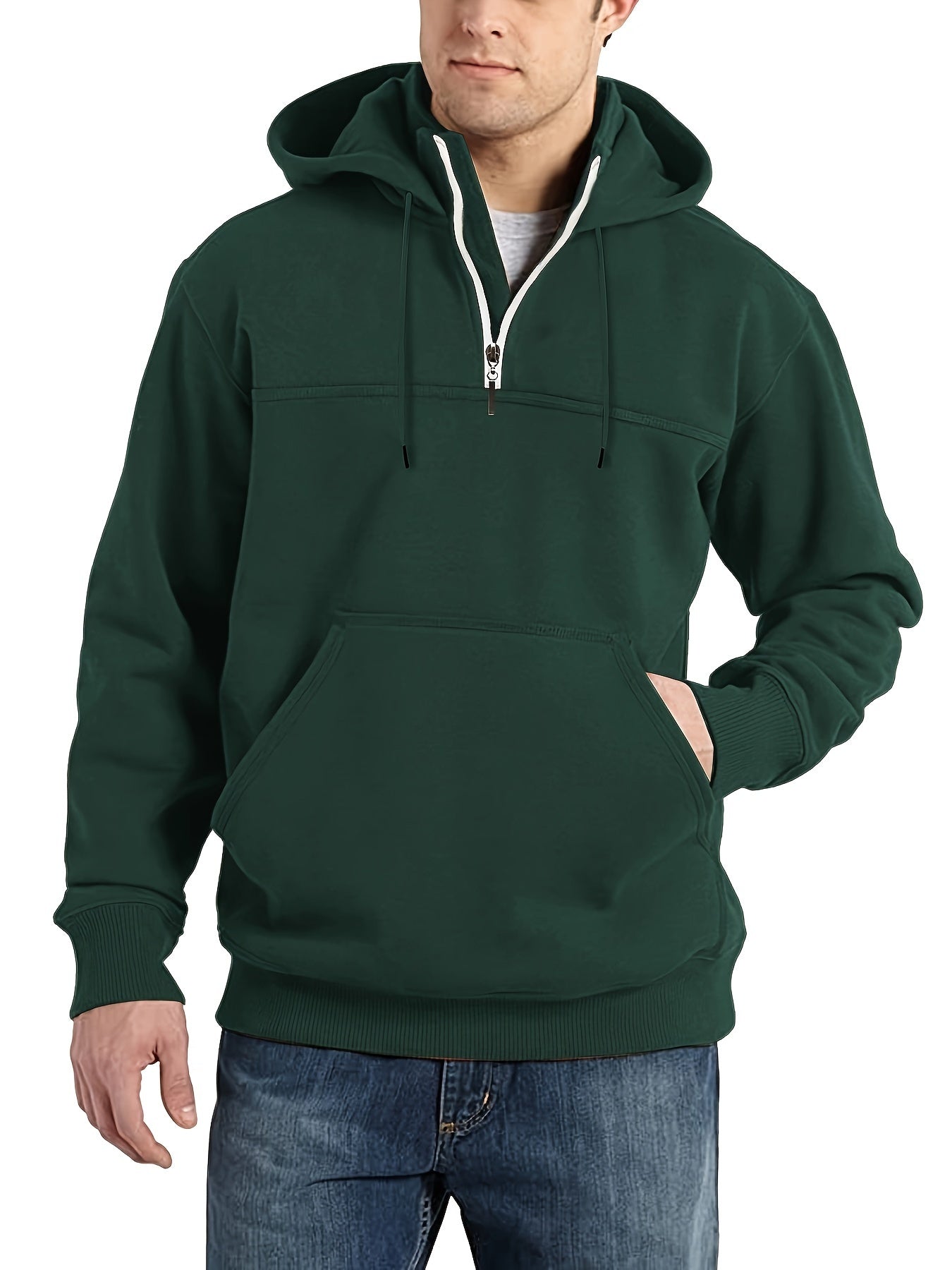 Shane – Hoodie met halve rits