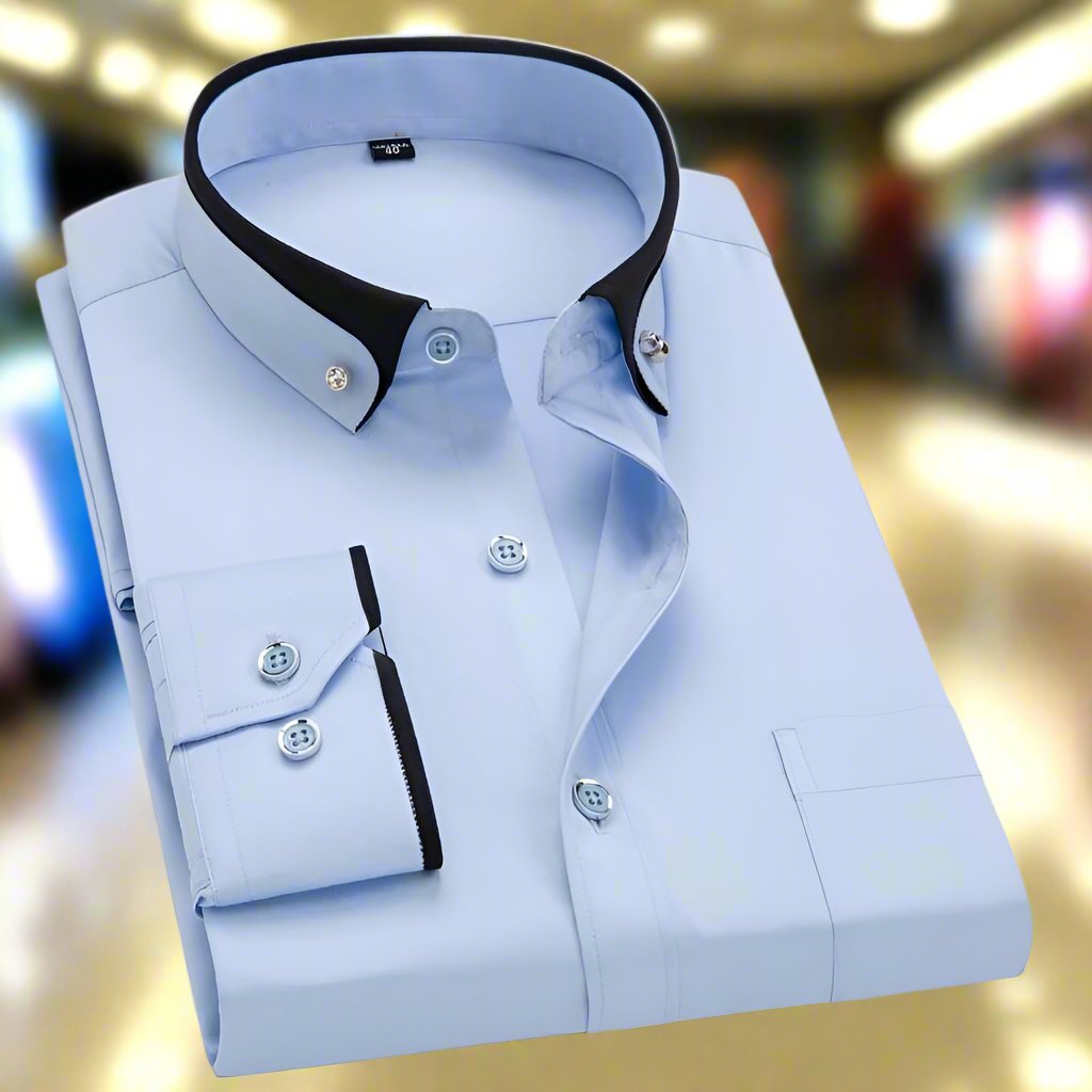 Iver™ - Klassiek shirt met lange mouwen