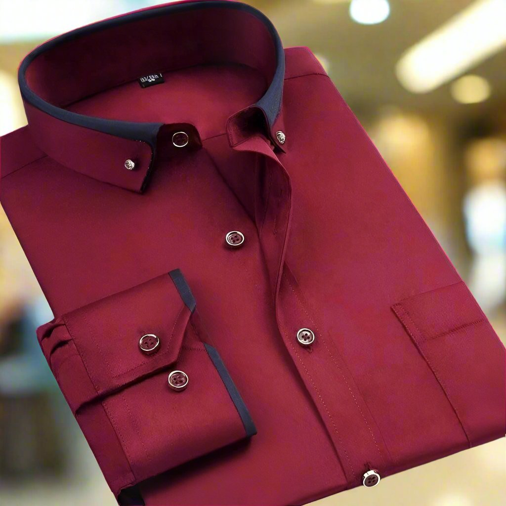 Iver™ - Klassiek shirt met lange mouwen