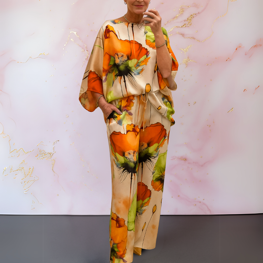 Moniek – Tweedelige bloemen set