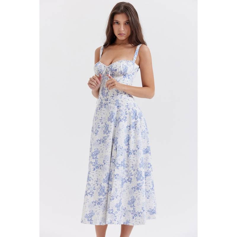 Kiana - Korset Midi-jurk