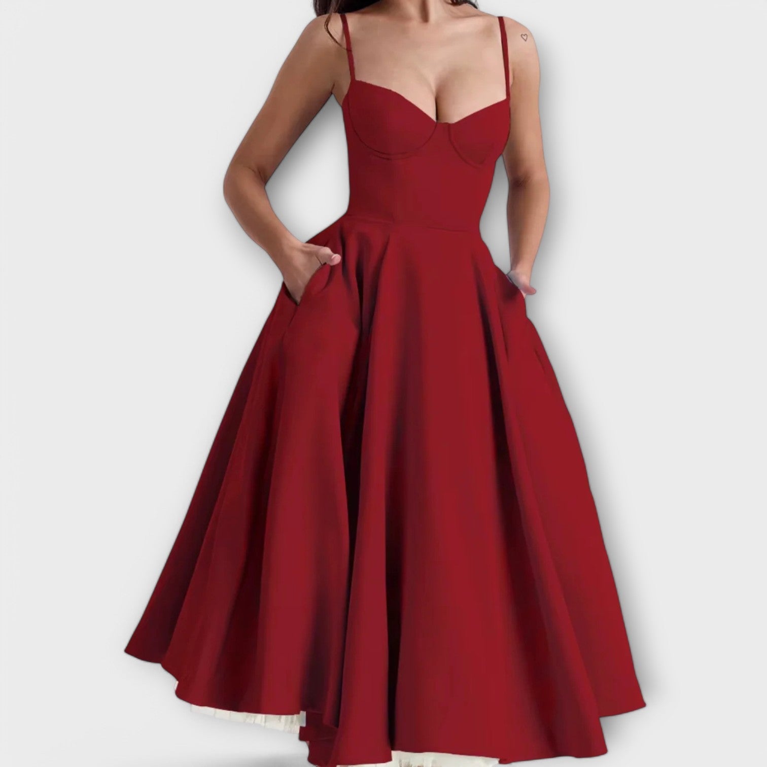 Mélie – Licht zomerjurk met korsetdetail