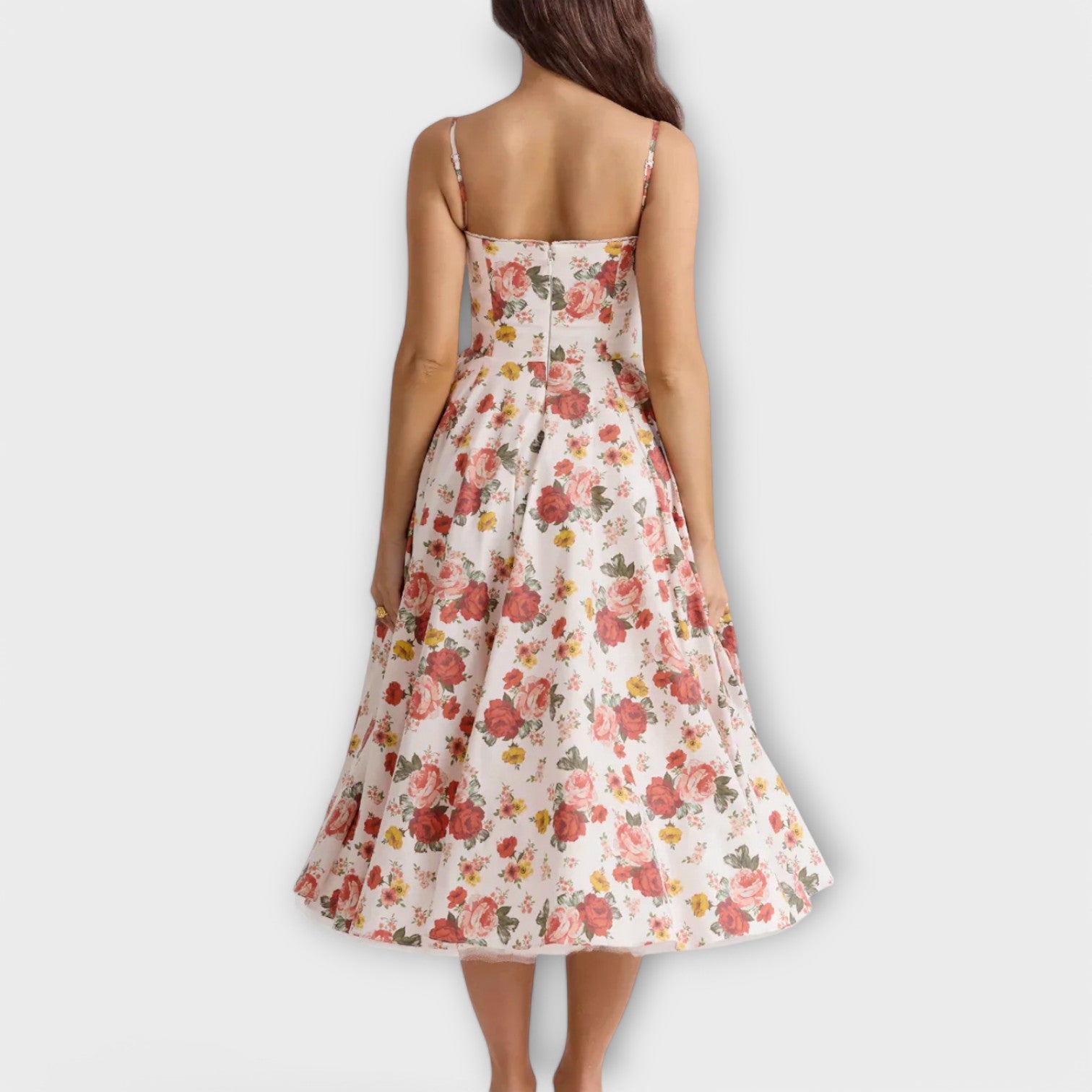 Mélie – Licht zomerjurk met korsetdetail