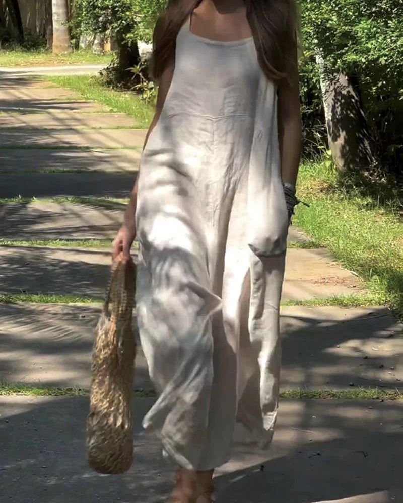 LILIANA - ELEGANTE KATOENEN JURK