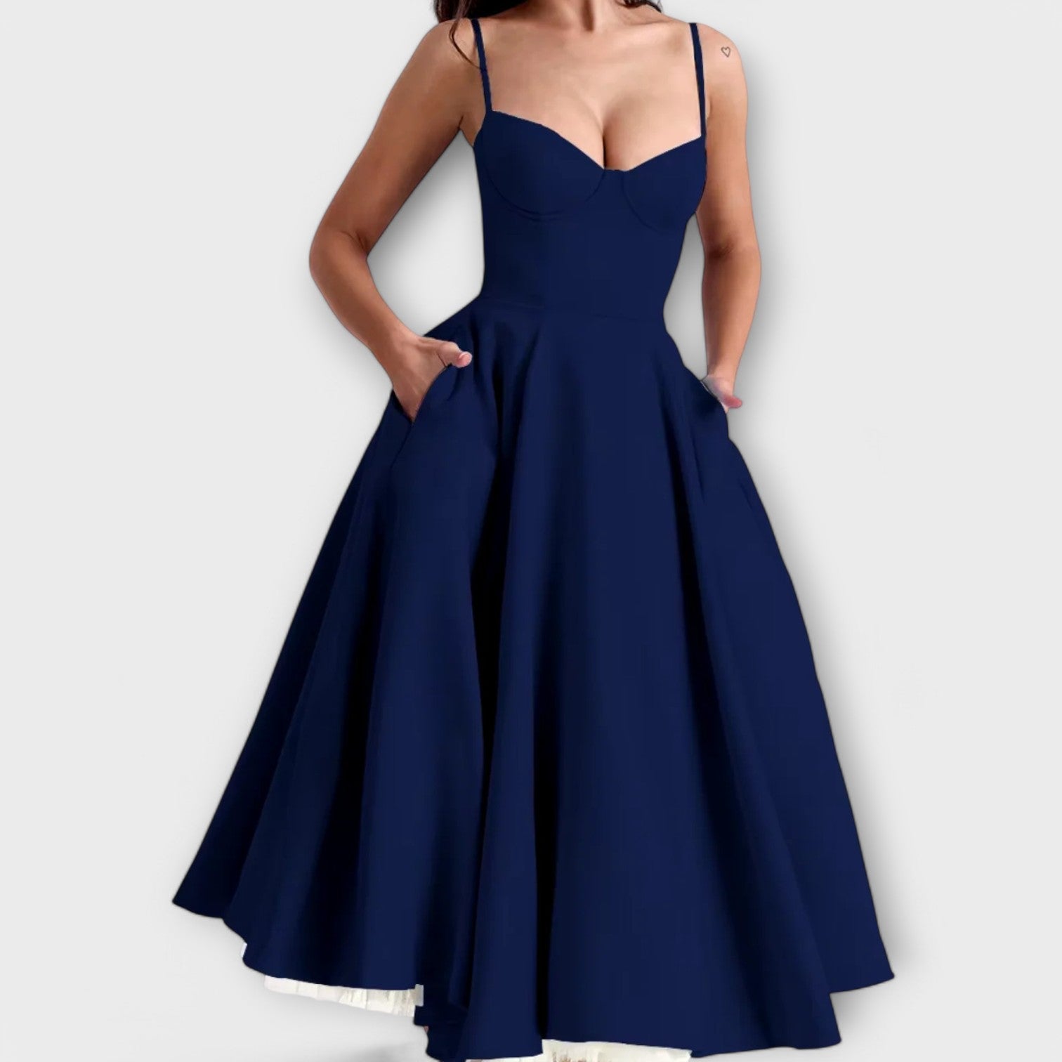 Mélie – Licht zomerjurk met korsetdetail