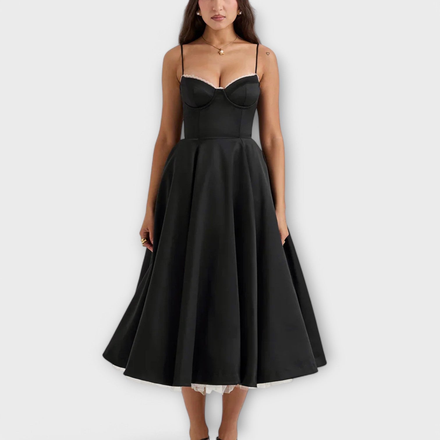 Mélie – Licht zomerjurk met korsetdetail