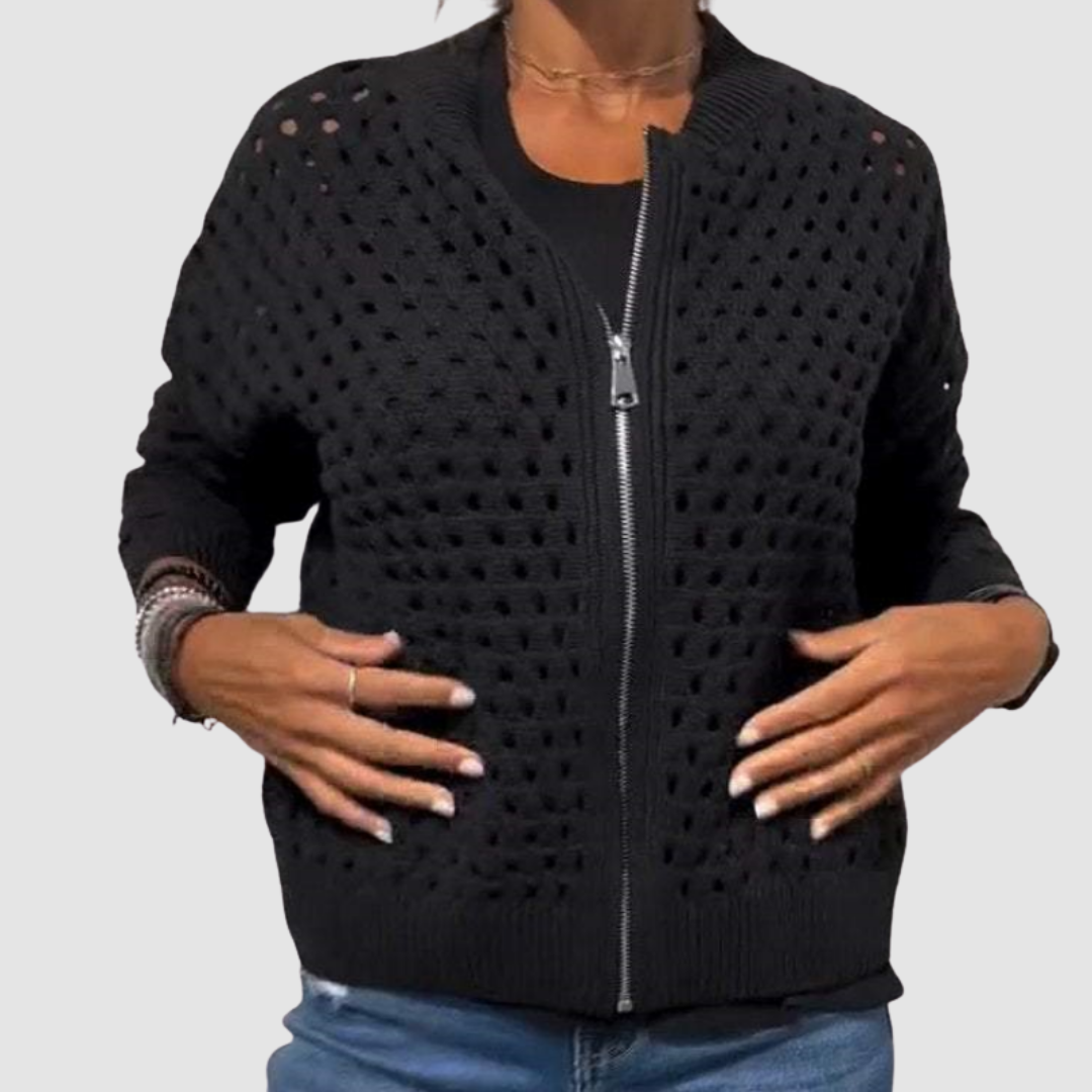 Denise - gebreid vest