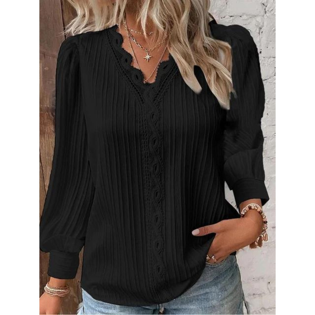 Camillia™ | Elegante Pintuck Blouse
