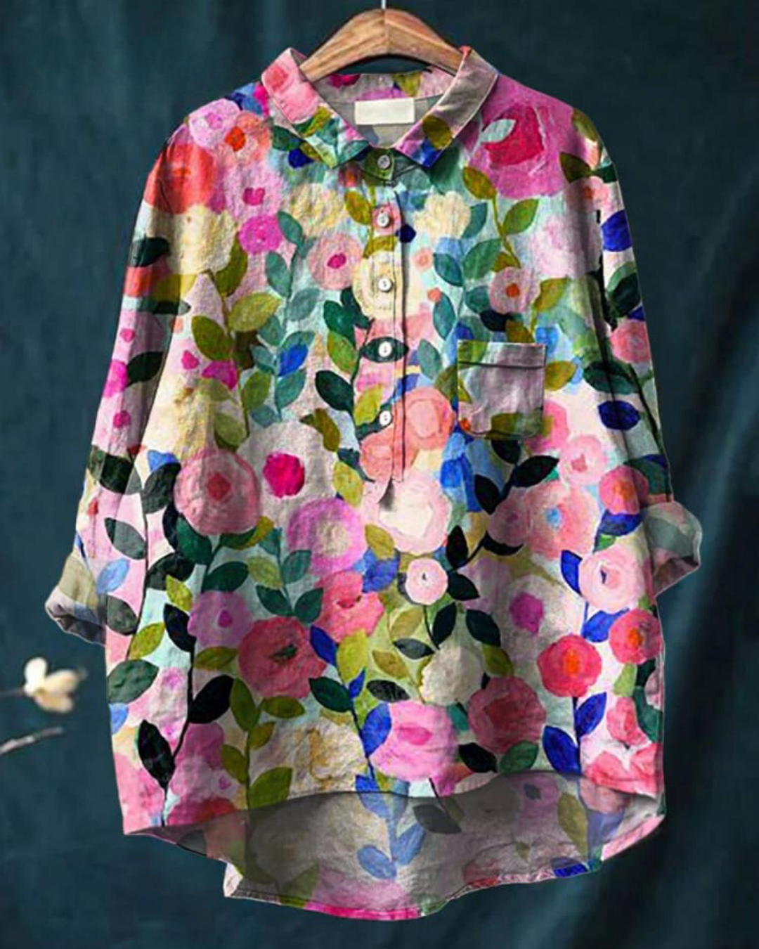 SERAPHINA I RETRO-BLOEMENBLUSE