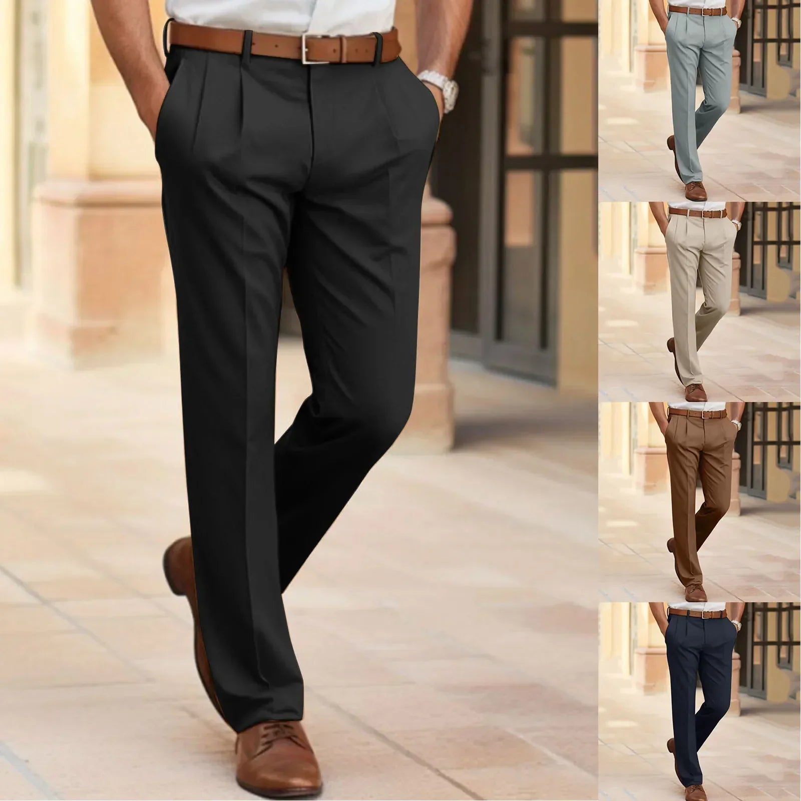 Harvey™ | Rechte broek met een middelhoge taille