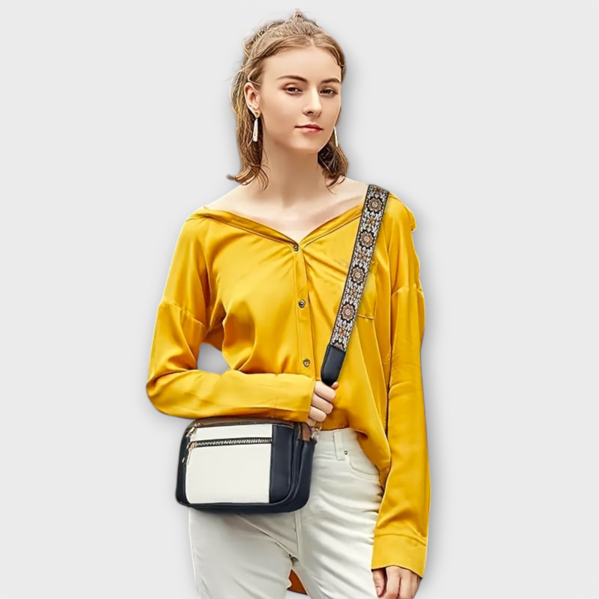 Lora. - Crossbody Tas van vegan leer