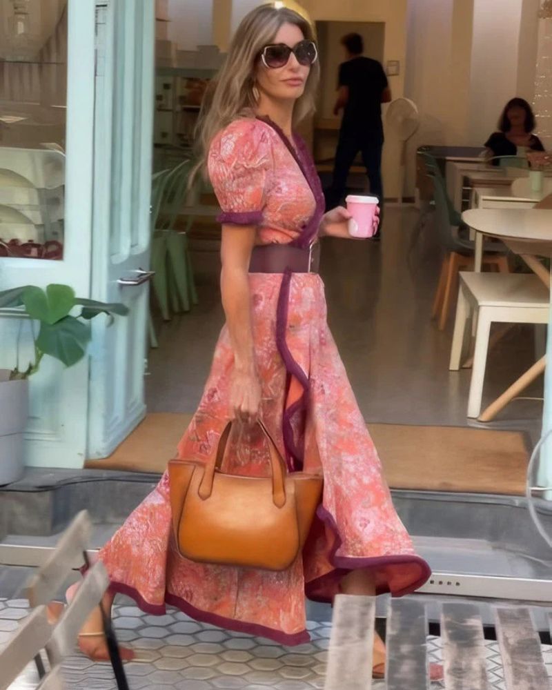 PIANE - ELEGANTE ROZE JURK
