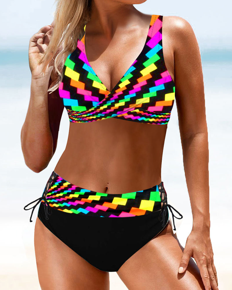 Eva - Kleurrijke en Vrolijke Bikini