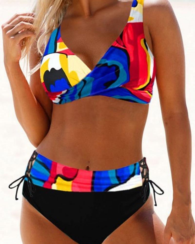 Eva - Kleurrijke en Vrolijke Bikini