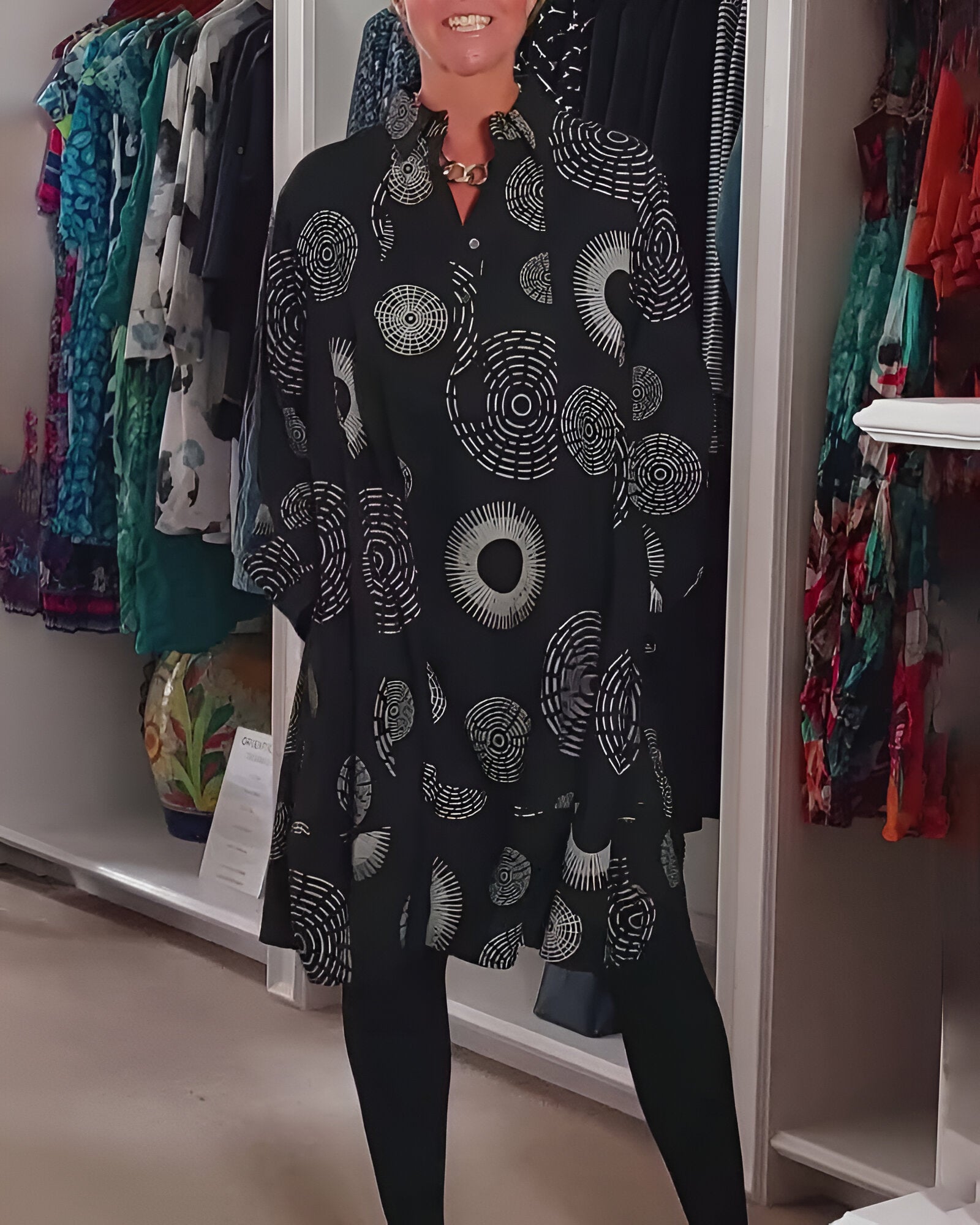 Lina – Elegante jurk in viscose