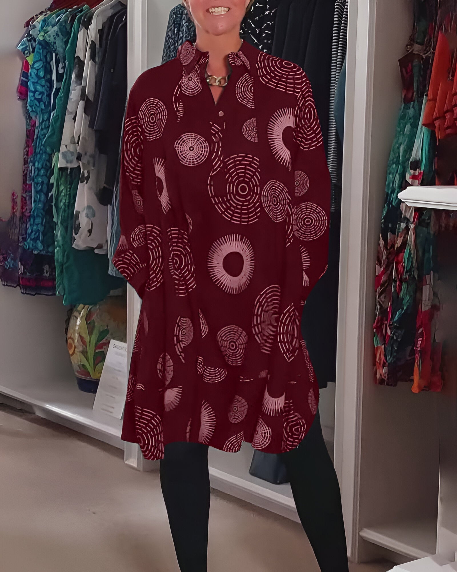 Lina – Elegante jurk in viscose