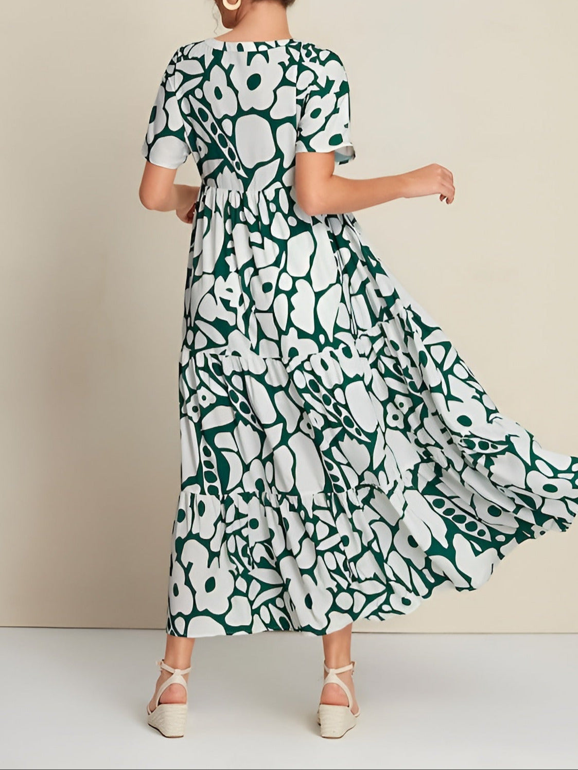 Nola™ Dress – Luchtige Jurk met Grafisch Motief
