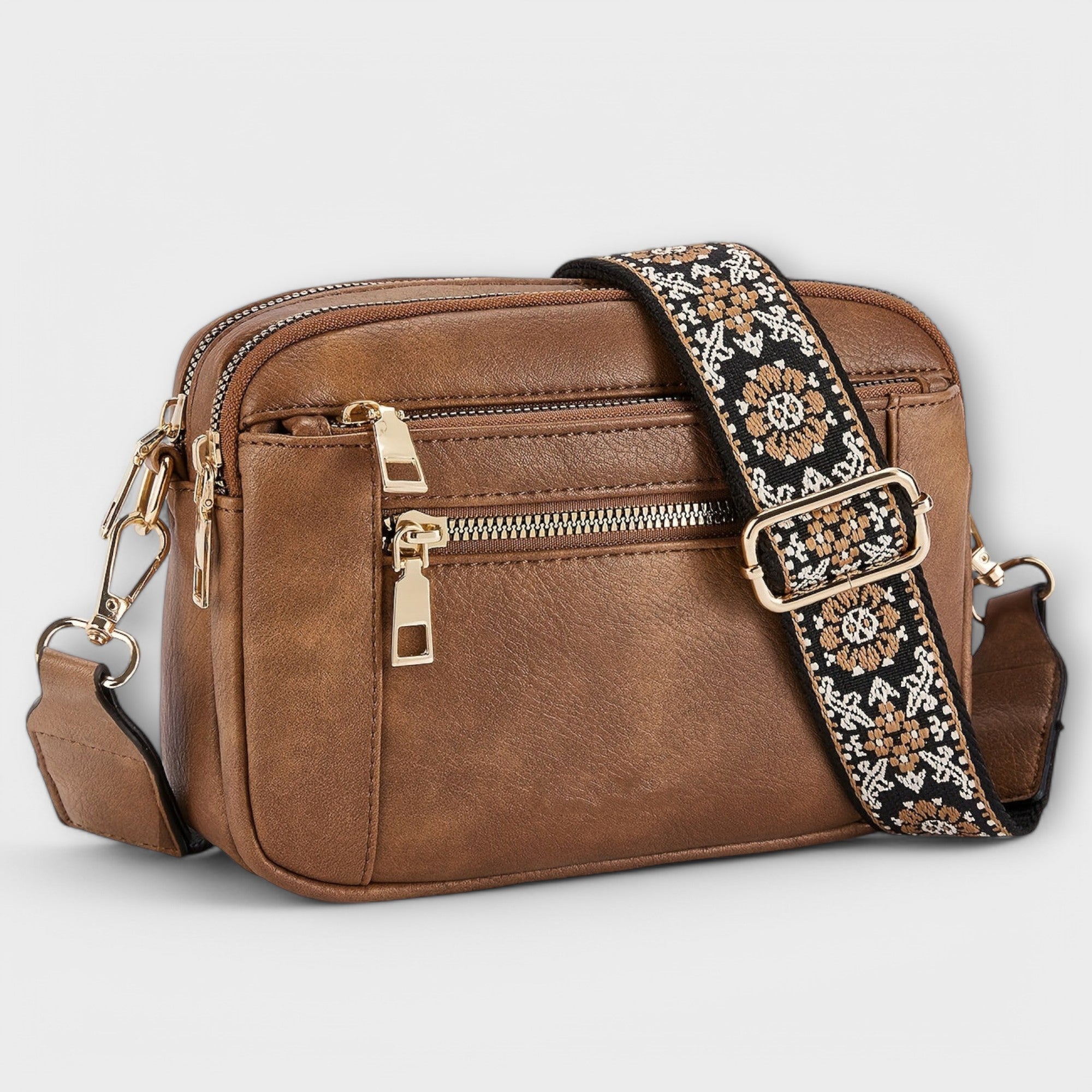 Lora. - Crossbody Tas van vegan leer