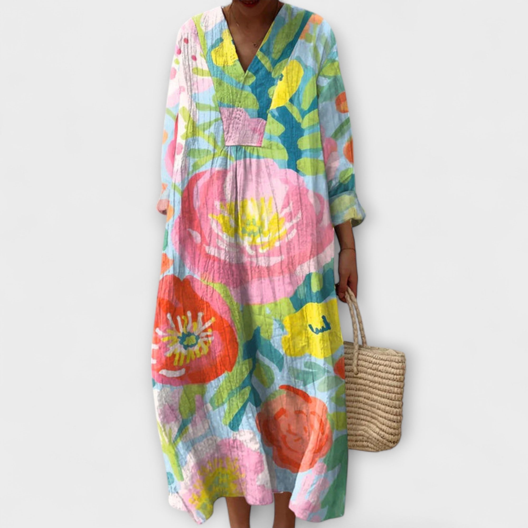 Gudrun – Losse Lichte Casual Jurk