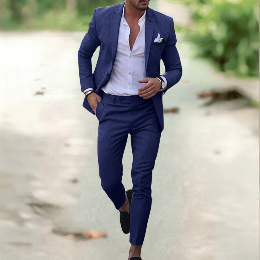 Simone - Elegante Mannen Combinatie (Jasje + Broek)