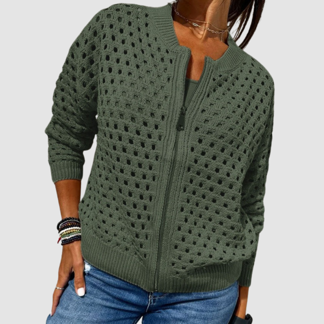 Denise - gebreid vest