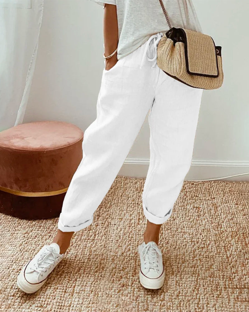 BALI - ELEGANTE KATOENEN BROEK