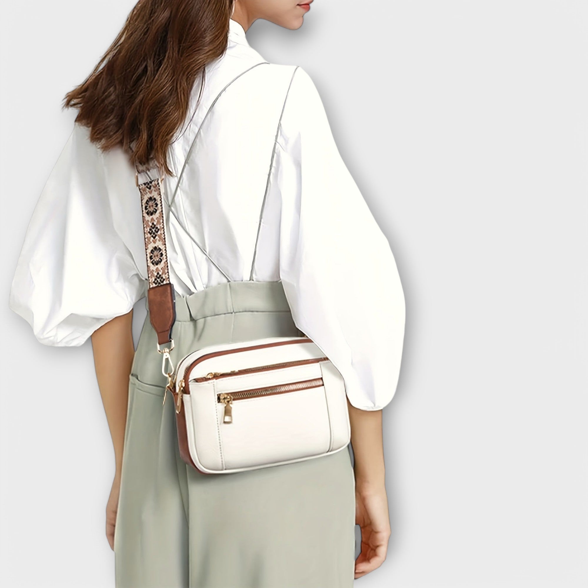 Lora. - Crossbody Tas van vegan leer