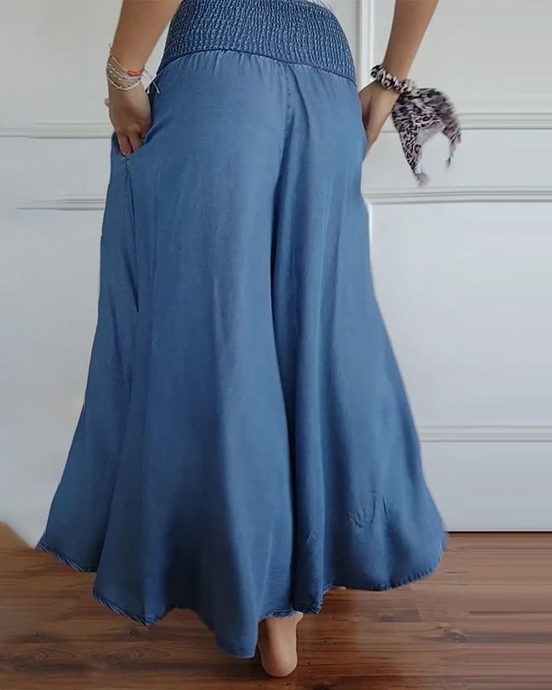 DANSA - COMFORTABELE BROEK MET ELASTISCHE TAILLEBAND