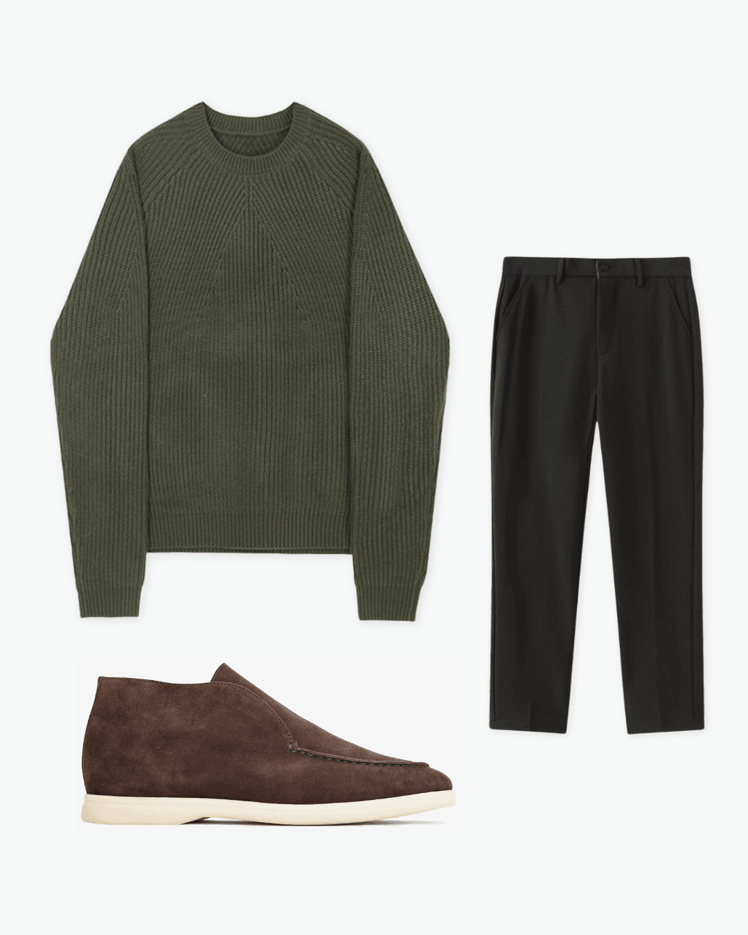 Gentleman Outfit 16 - Olijf Groen