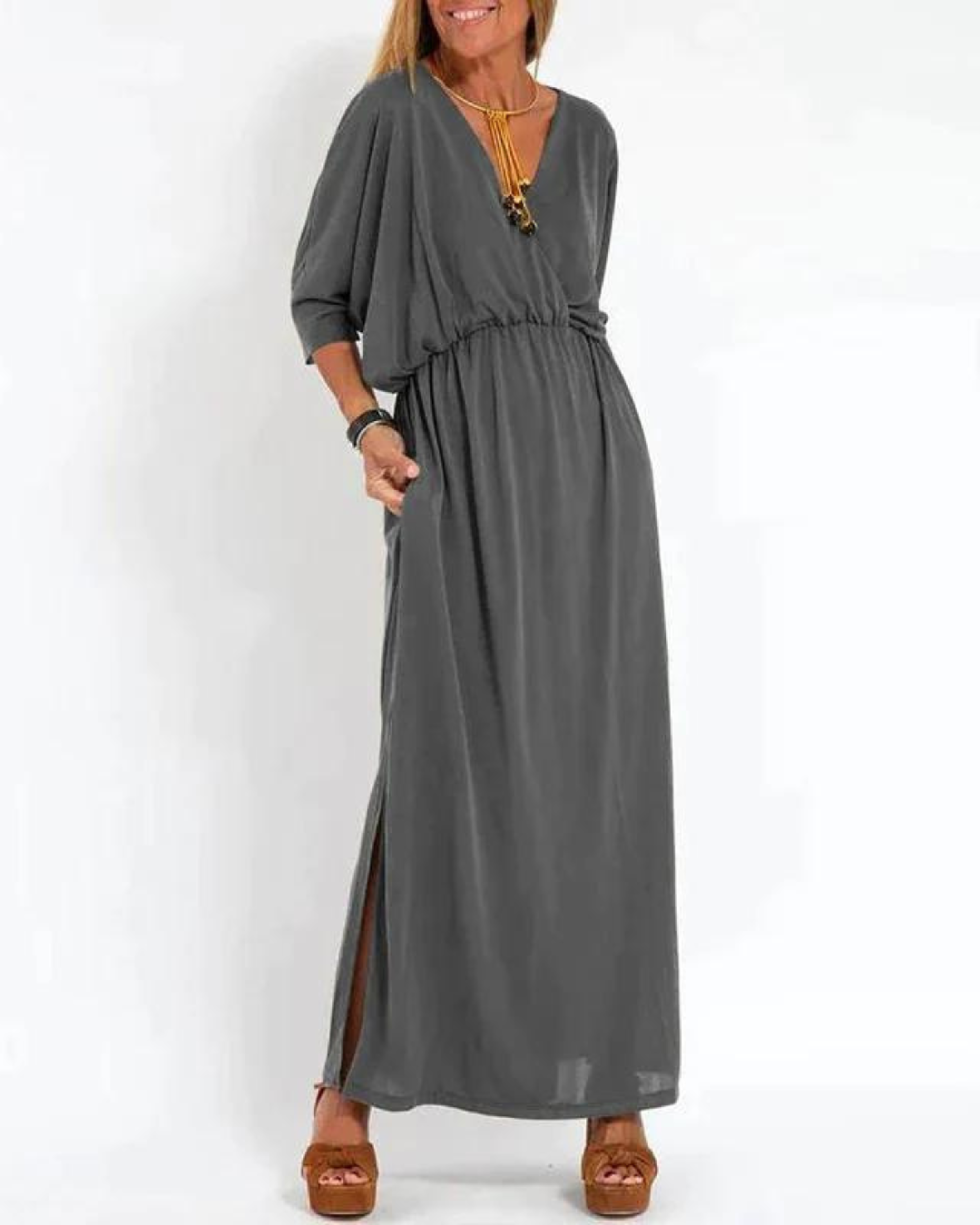 LANI - VINTAGE MAXI JURK