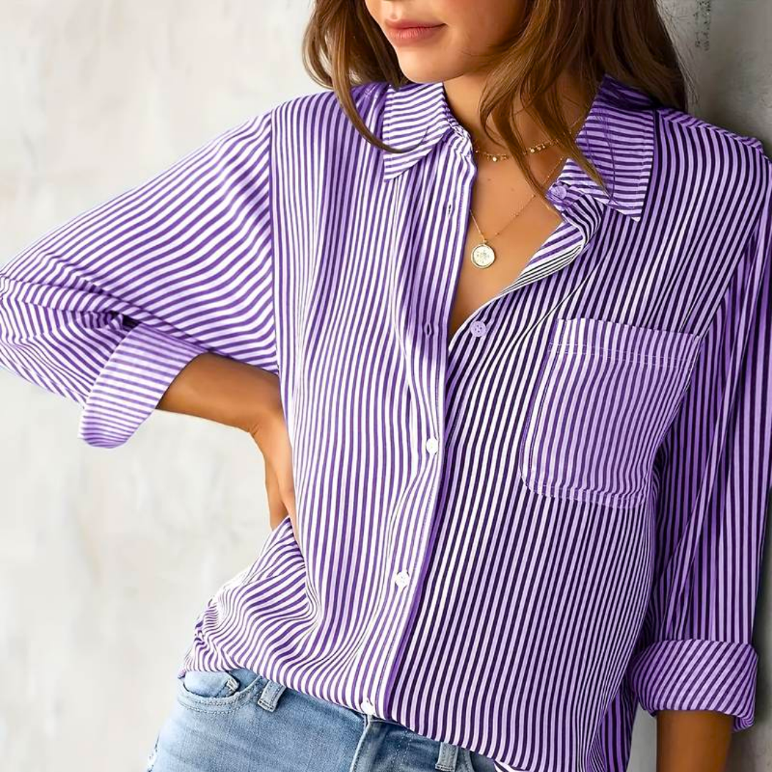 Casual gestreepte blouse voor dames