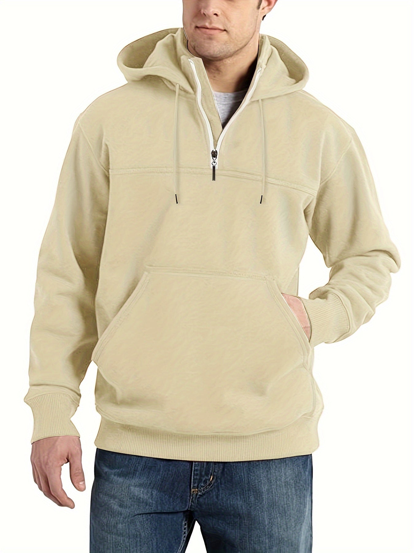 Shane – Hoodie met halve rits