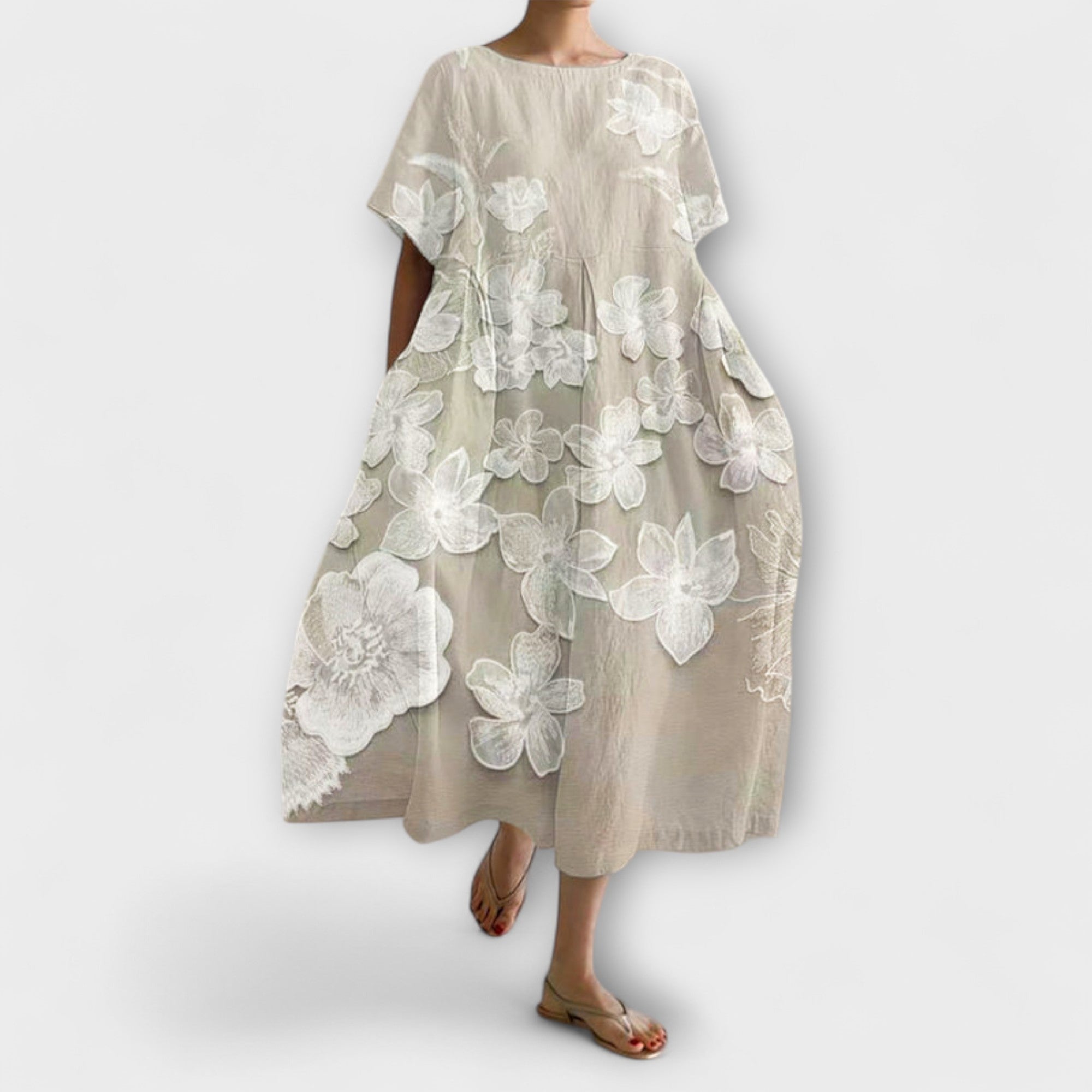 Olivia - Elegante jurk met bloemenpatroon