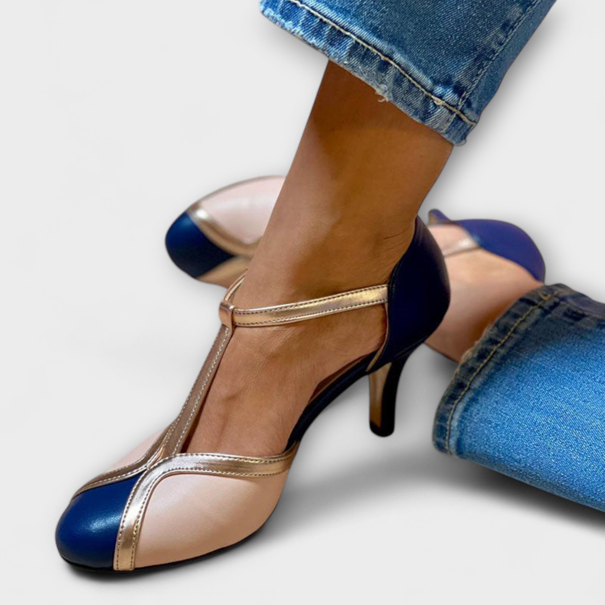 Luna – Stiletto-hakken met T-band