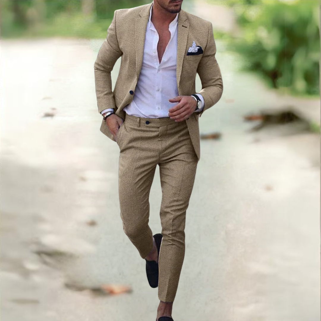 Simone - Elegante Mannen Combinatie (Jasje + Broek)