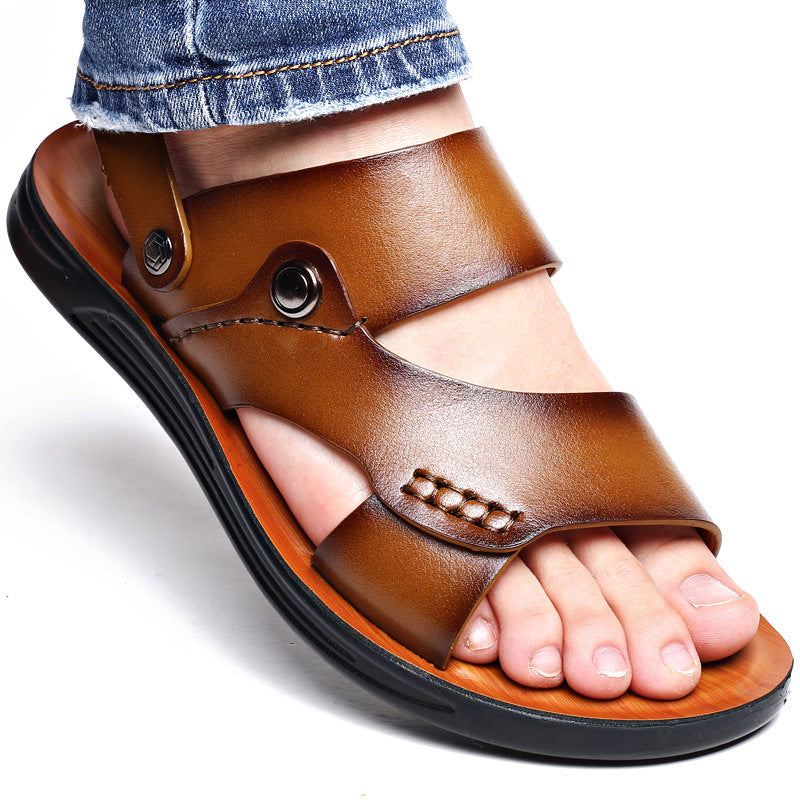 Bryon - Avenwood Ledersandalen