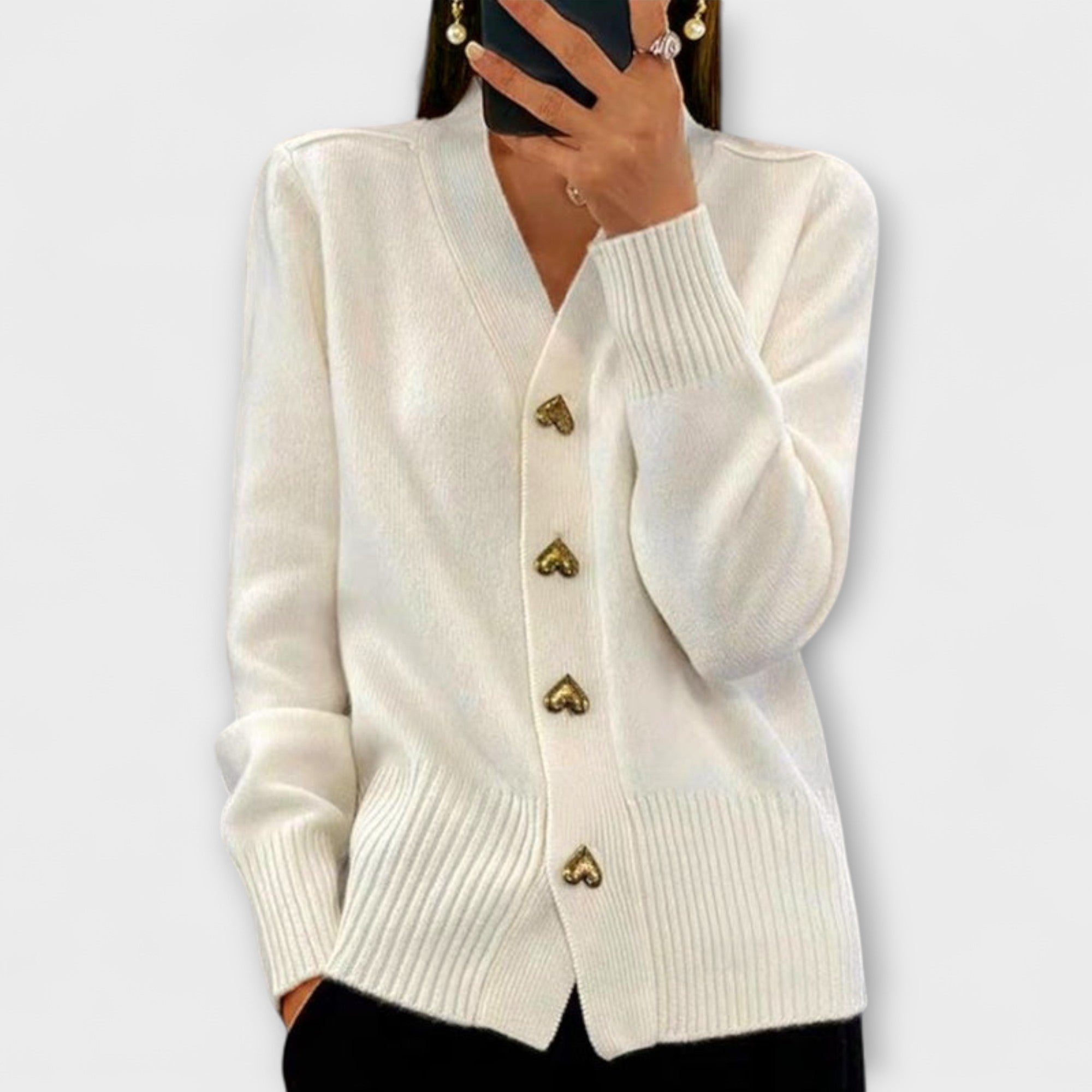 Marij – Damestrui met V-hals in vintage-look