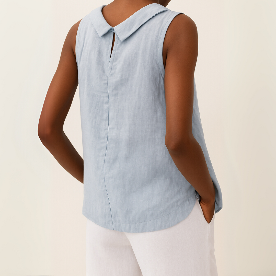 DAJA I MOUWLOZE LINENBLUSE