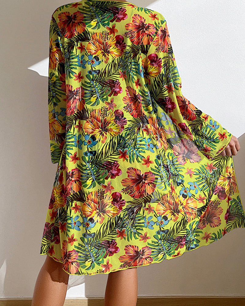 Glenda - Bikini met bloemenrok