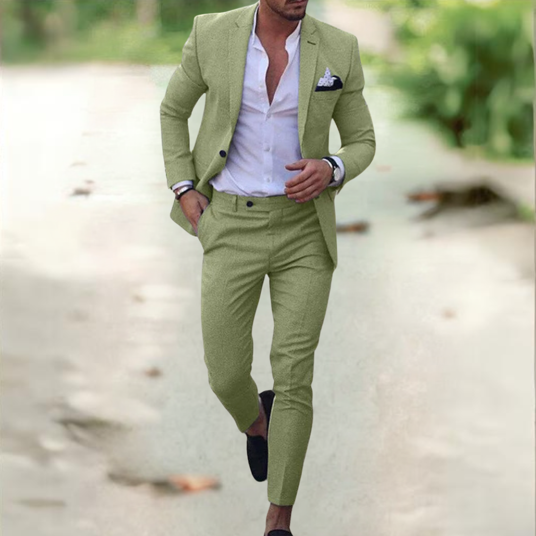 Simone - Elegante Mannen Combinatie (Jasje + Broek)